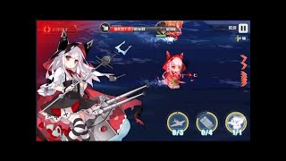 【アズールレーン】３－４周回でレベル上げ兼ドロップ狙い