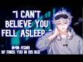 (M4M) Your Boyfriend Finds You Sleeping in His Bed [Sleep Aid ASMR] (Boyfriend Comfort)