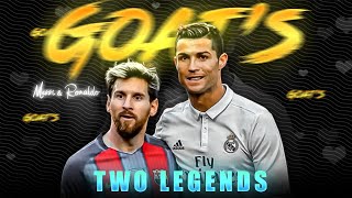Two Goat's 🐐|| Messi & Ronaldo || Messi Ronaldo Whatsapp Status || Messi Ronaldo Edit Status |