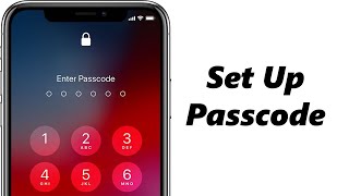 How To Turn ON (Set Up) Passcode On iPhone