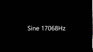 Sine 17068Hz Audio Only