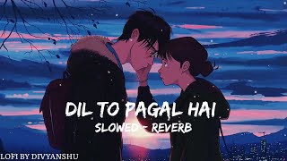 Dil To Pagal Hai Lofi Remix ❤ || LOFI BY DIVYANSHU ❤|| Slowed & Reverb || ❤😍