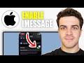 How to Enable Imessage on iPhone or iPad (2026 Guide)