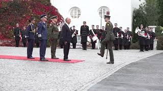 President Higgins welcomes H.E. Mr. Marcelo Rebelo de Sousa, President of the Portuguese Republic