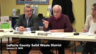 LaPorte County Solid Waste District January 8, 2020