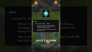 Jayce is getting a massive buff in the next LoL patch #leagueoflegends #jayce #arcane #riotgames