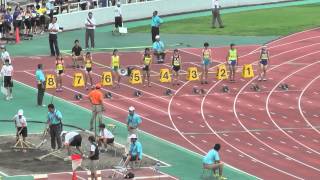 H26　千葉県通信陸上　2年女子100m決勝