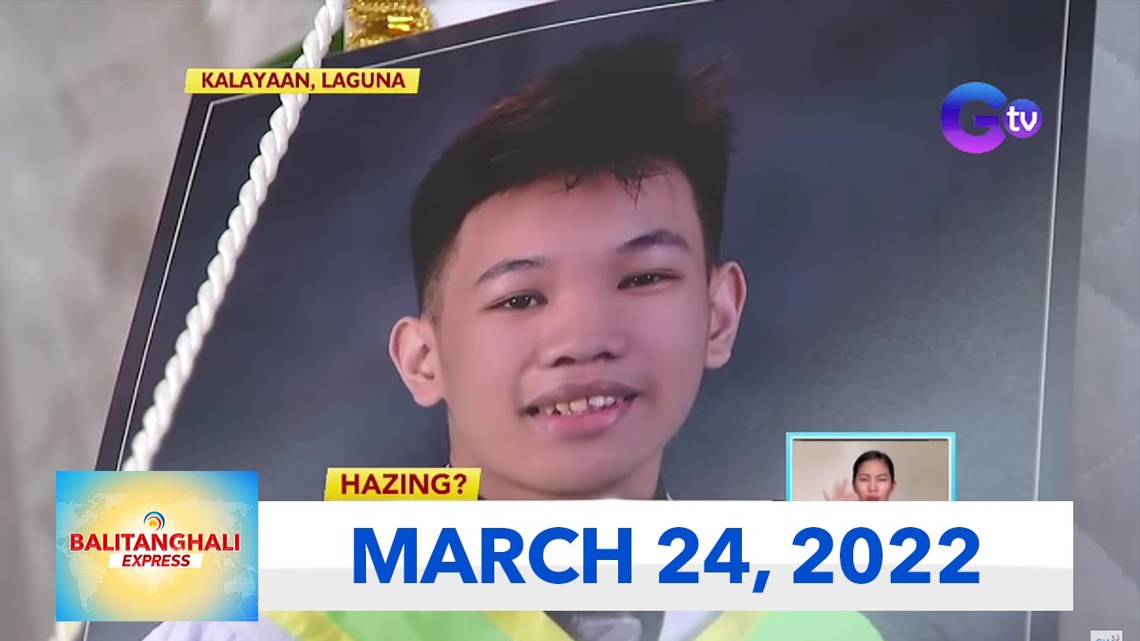 Balitanghali Express: March 24, 2022 [HD] - YouTube