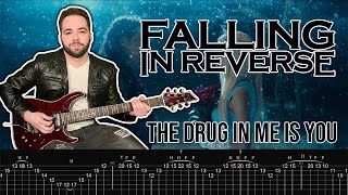 Falling In Reverse | The Drug In Me Is You | GUITAR COVER + Screen Tabs