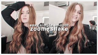 smooth zoom + shake for edits - after effects tutorial | klqvsluv