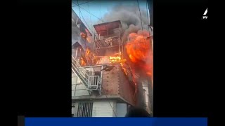 Rímac: Incendio de código 3 se registra en dos viviendas en Cantagallo