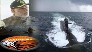 INS Kalvari : మేడిన్ ఇండియా తొలి సబ్ మెరైన్ జలప్రవేశం, వీడియో | Oneindia Telugu