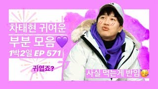 [T] 1박2일 EP571 차태현 모음 (먹는게 반)