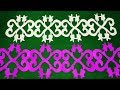 Paper cutting Border for decorations-How to make easy paper cutting Border design-EasyCraft