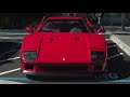 milpitas exotic cars and coffee double f40s 4k