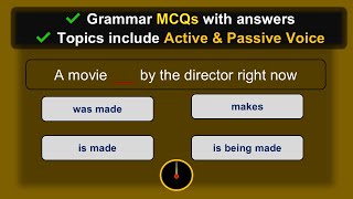 English Grammar Quiz | Test your knowledge about Active and Passive Voice