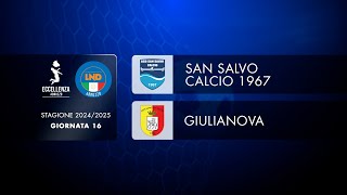 Eccellenza Abruzzo 16° giornata | San Salvo - Giulianova (1-1)