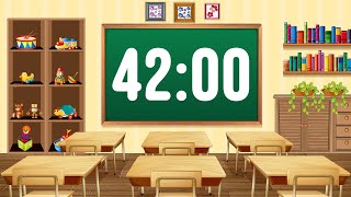 42 Minute Timer with Fun Playful Kids Music Instrumental Countdown