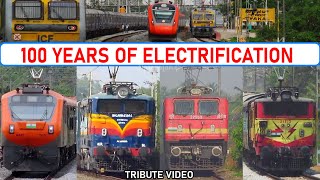 27 in 1 | 100 Years of Indian Railways Electrification Tribute Video | WAM4, WAP4, WAP7, WCAM & More