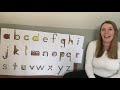 SFA alphabet chant