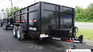 2013 Bri-Mar High Side Dump Trailer DT712LPHD-14-H