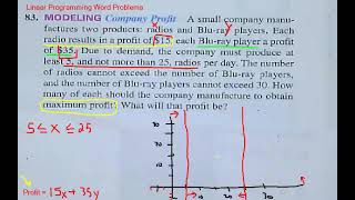linear programming word problems part 2