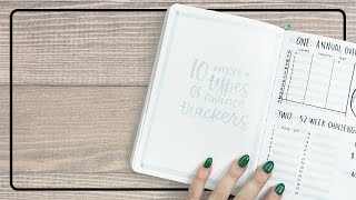 10 *More* Types of Financial Trackers for Bullet Journal