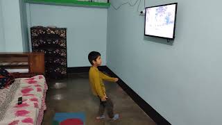 Nabhan is Dancing watching TV | Nabhan and Saira