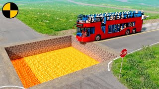 Cars vs Minecraft Lava Pit 😱 BeamNG.Drive