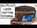 Painting on a Louis Vuitton Bag / step by step