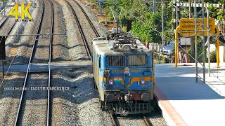 LIGHT WAG 7 !! Gonda Electric Loco Shed, Indian Railways