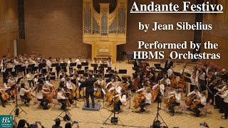 Andante Festivo by Jean Sibelius performed by the HBMS Orchestras