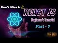Part-7 React JS 2025 Tutorial | React Forms & Handling User Input with useState Hook |Live Form Demo