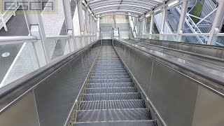 ゆりかもめ 有明駅 外エスカレーター 1A 下り 日立 Yurikamome Ariake station Escalator Hitachi