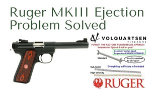 Ruger Mk III 22/45 Failure To Eject Problem Solved