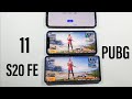 Samsung Galaxy S20 FE vs Iphone 11 Pubg 60fps Comparison