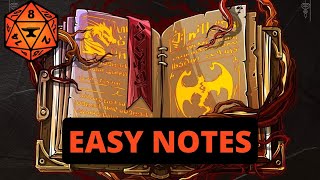 Best FoundryVTT Module to Help Your Players Take Notes (Easy Notes)