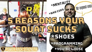 5 reasons why your squat sucks