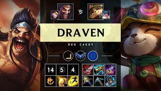 Draven ADC vs Teemo: Dominating - EUW Diamond Patch 14.24