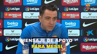 Técnico de Barcelona manda mensaje de apoyo a Messi