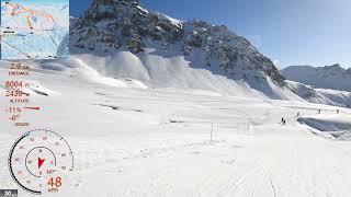 [4K] Skiing St-Luc, Entire Resort Part 5/5 Prilet & Bisse, Val d'Anniviers Switzerland, GoPro HERO9