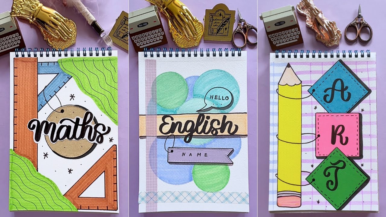 11 Creative Front Page Designs For School Projects Youtube