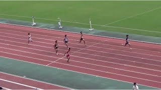 2019山口県中学新人陸上 1年男子100m予選10〜11組