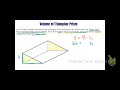 Triangular prism volume, find height of base