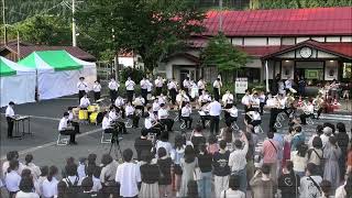 2024.7.20若桜町納涼花火大会　大阪府立淀川工科高等学校吹奏楽部　ゲスト演奏