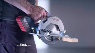 Bosch GKS 18 V-57 / GKS 18 V-57 G Professional Circular Saw inc FSN Guiderail Compatibility