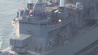 来島海峡in海上自衛隊　2015初秋　練習艦しらゆき