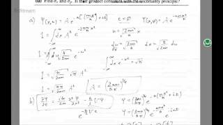 griffiths quantum mechanics problem 1.14 part 1