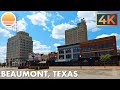 Beaumont, Texas.  An UltraHD Real Time Driving Tour in Jefferson County, Texas, USA.