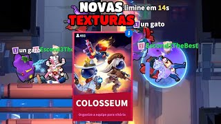 TESTEI AS NOVAS TEXTURAS DE ATAQUE E DEFESA DO COLOSSEUM!!